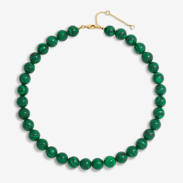 Jon Richard Gold Plated Malachite Necklace