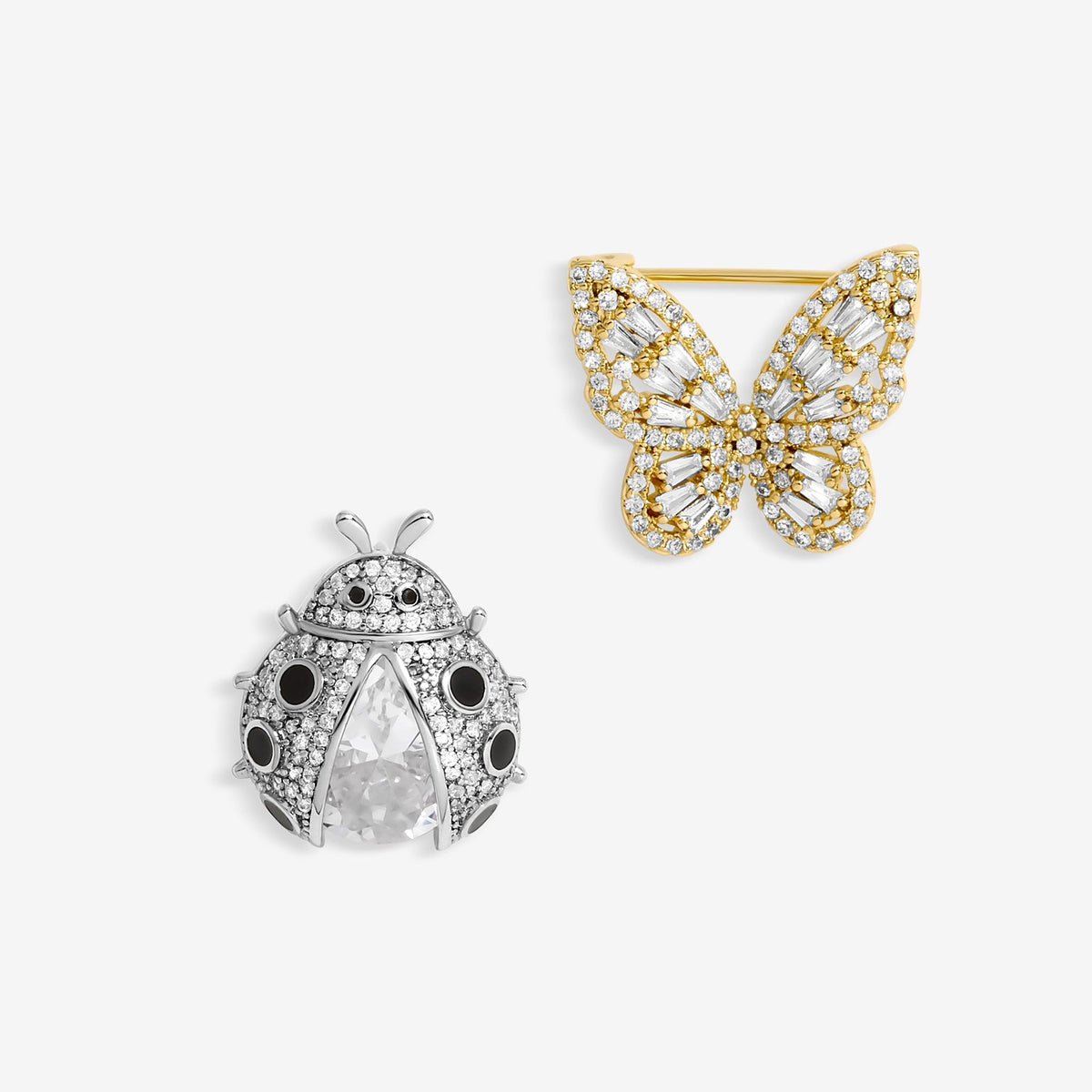 Jon Richard Bug Brooch - Pack Of 2 - Gift Boxed