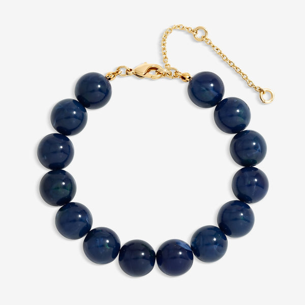Mood Gold Blue Lapis Orb Bracelet