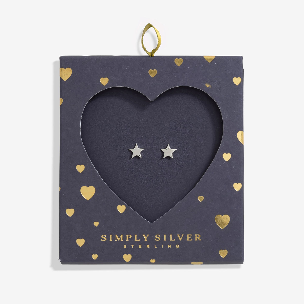 Simply Silver Sterling Silver 925 Star Stud Earrings - Gift Boxed