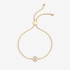 Jon Richard Gold Plated And Mother Of Pearl Enamel Heart Clover Toggle Bracelet