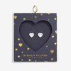 Simply Silver Sterling Silver 925 Heart Stud Earrings - Gift Boxed