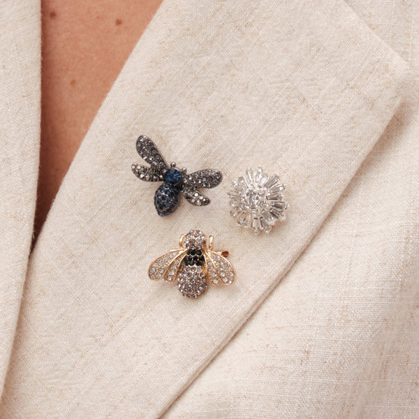 Jon Richard Bug Brooch - Pack Of 3 - Gift Boxed