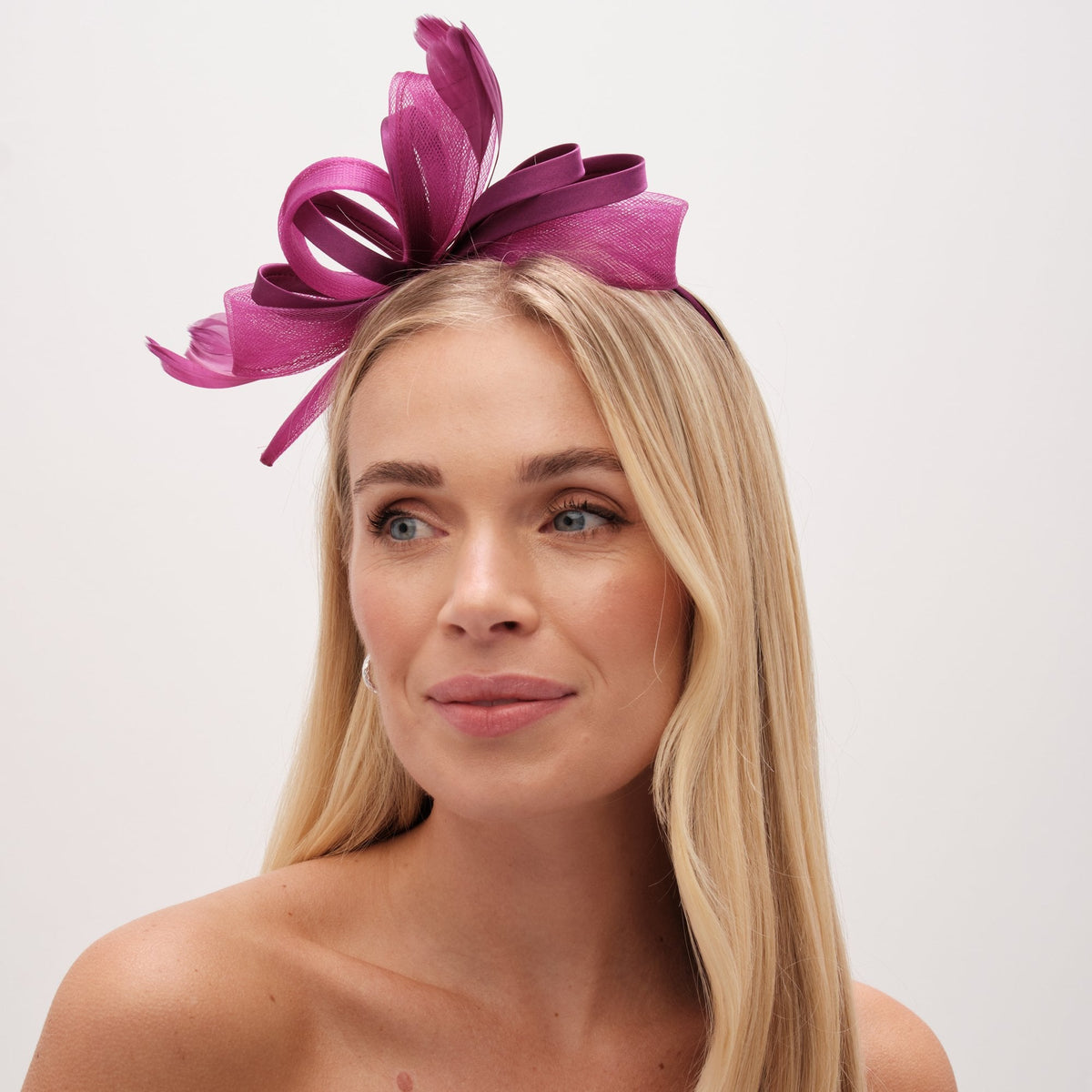 Jon Richard Medium Berry Fascinator Headband