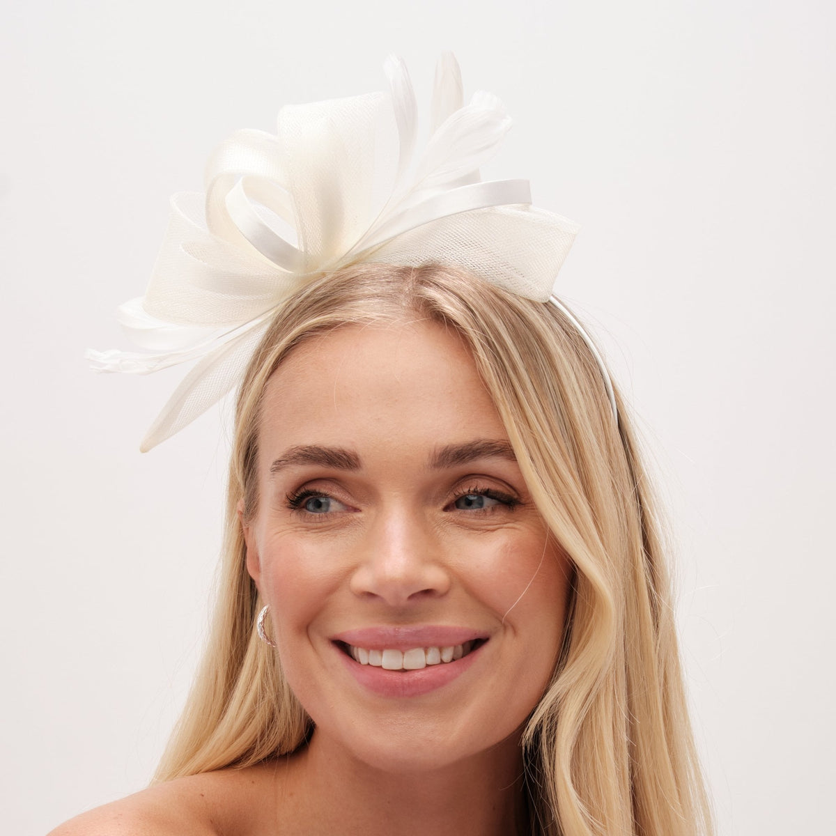 Jon Richard Cream Medium Fascinator Headband