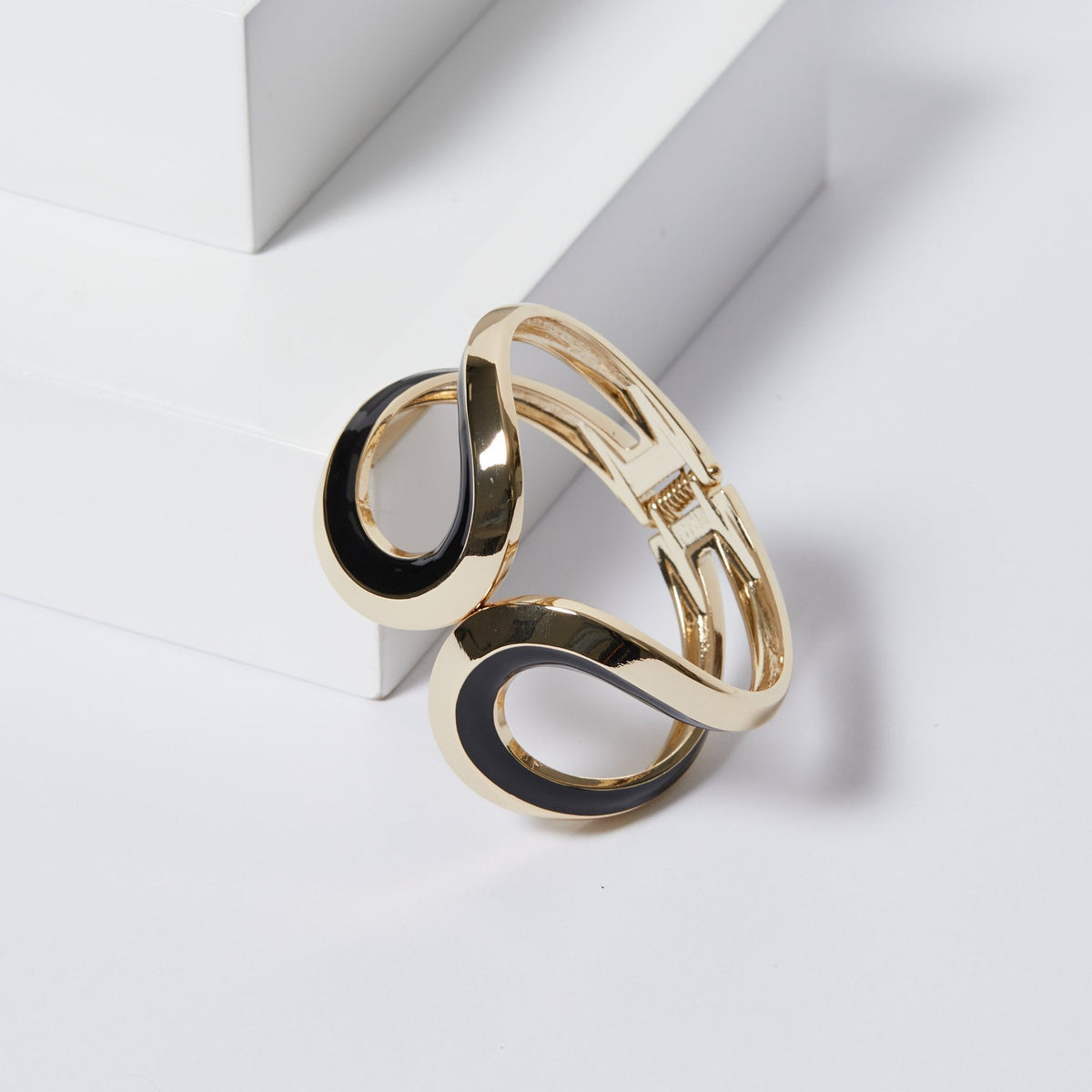 Jon Richard Gold Plated And Enamel Cuff