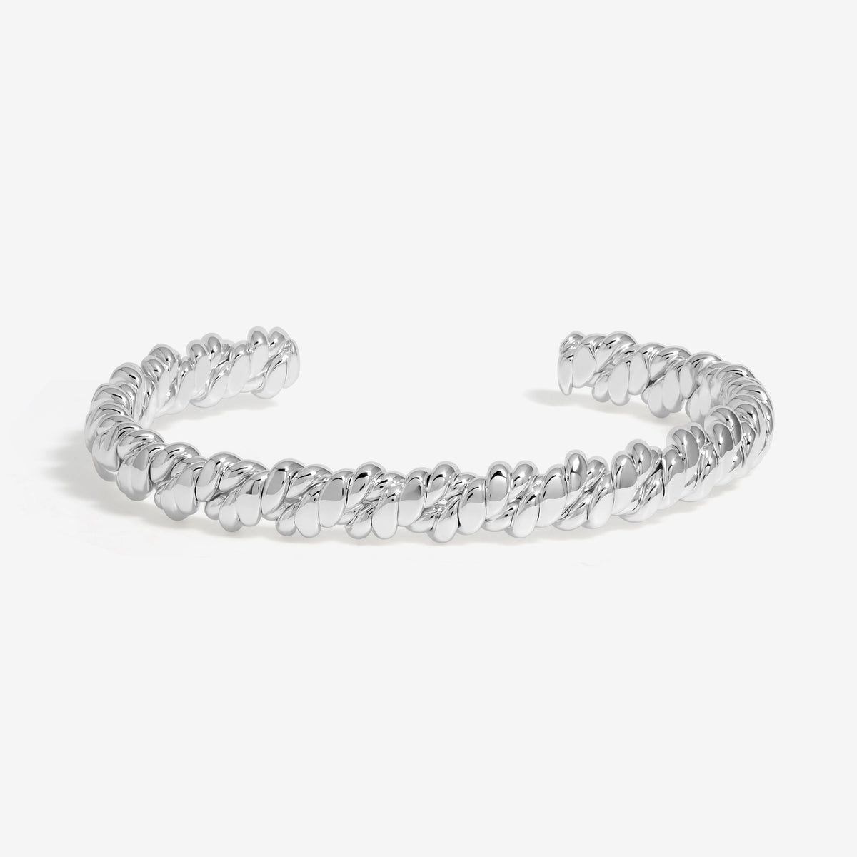 Inicio Silver Plated Polished Nugget Cuff - Gift Pouch