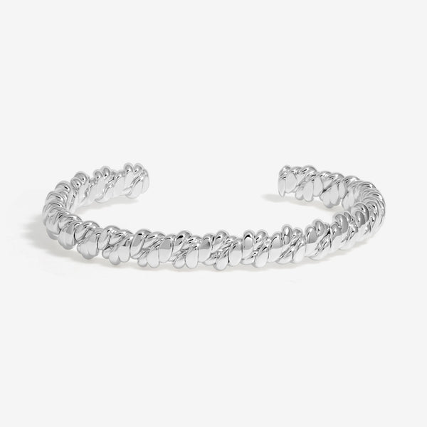 Inicio Silver Plated Polished Nugget Cuff - Gift Pouch