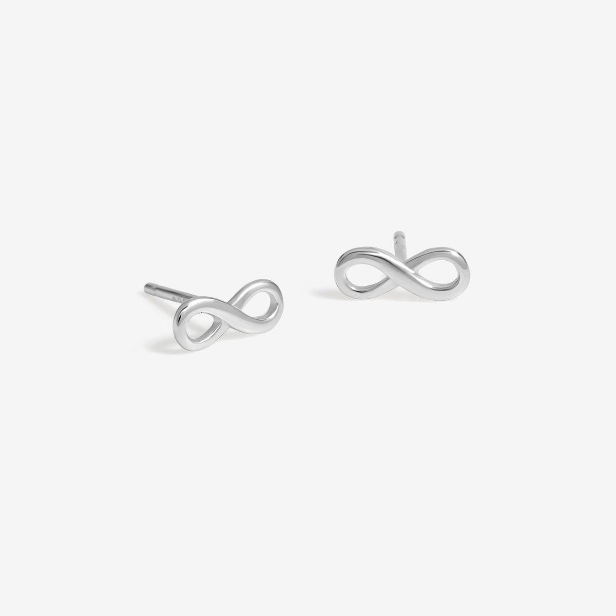 Simply Silver Sterling Silver 925 Infinity Stud Earrings - Gift Boxed