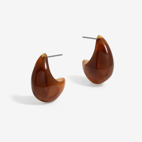 Jon Richard Resin Dome Earrings