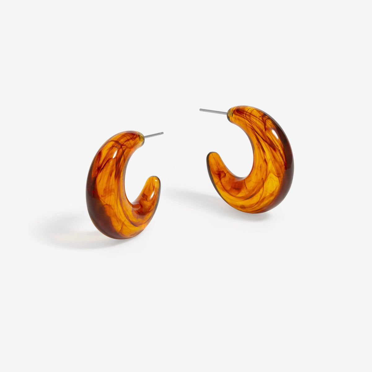 Jon Richard Resin Hoop Earrings