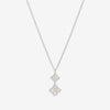 Jon Richard Silver Plated And Mother Of Pearl Clover Pendant