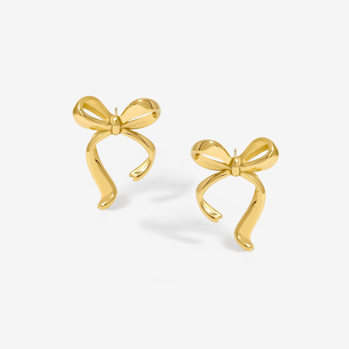 Jon Richard Gold Plated Vintage Bow Earrings