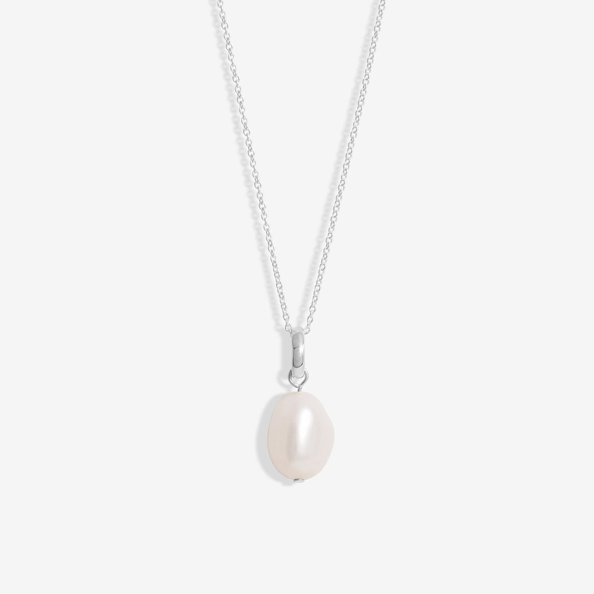 Simpy Silver Sterling Silver 925 Semi Precious Pearl Pendant