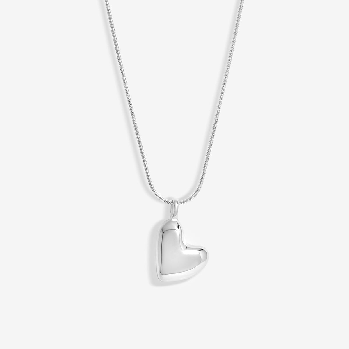 Simply Silver Sterling Silver 925 Molten Heart Pendant