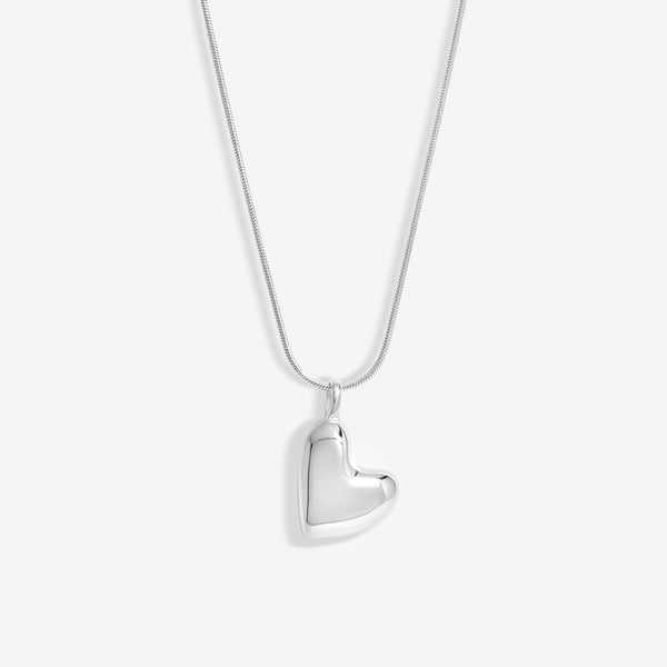 Simply Silver Sterling Silver 925 Molten Heart Pendant