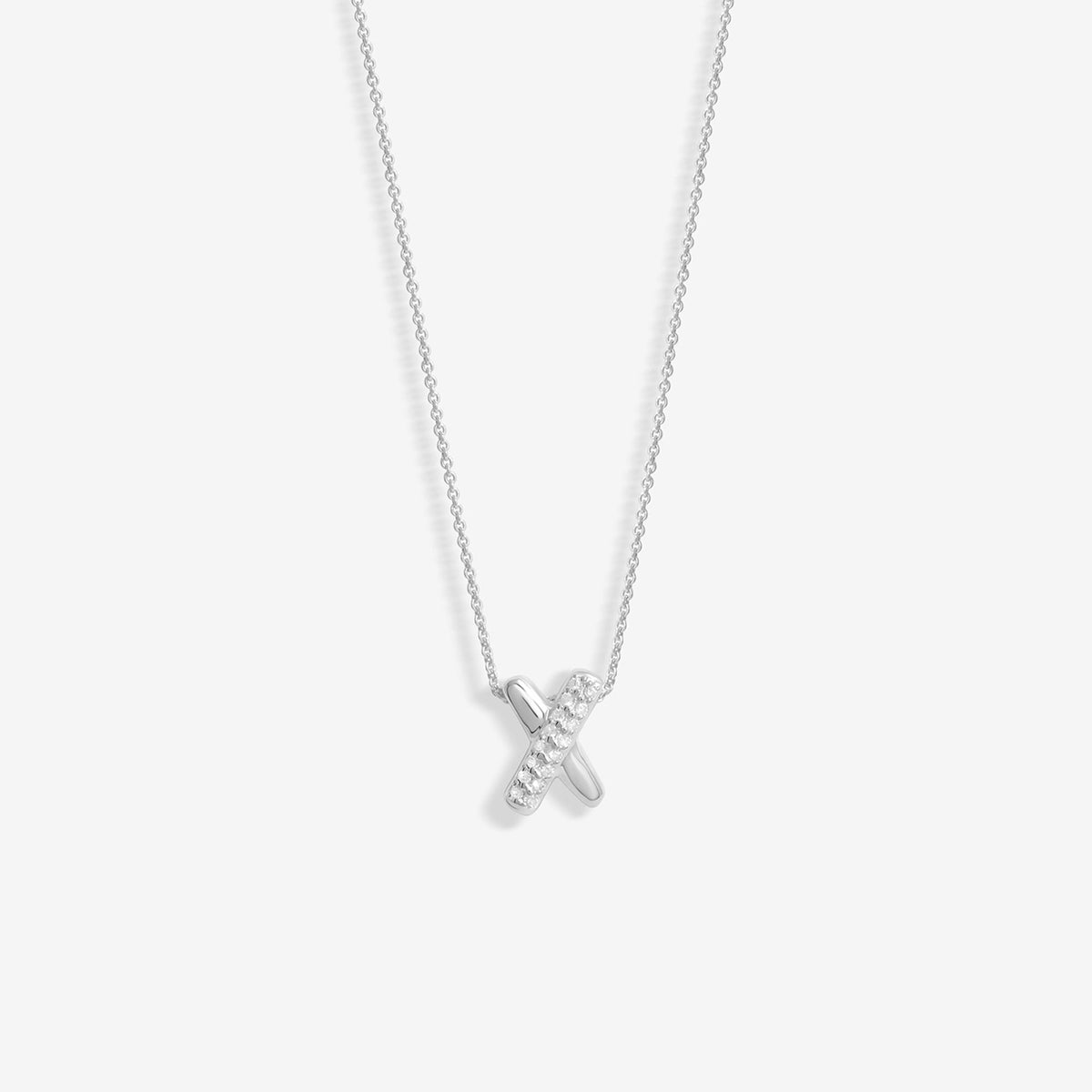 Simply Silver Sterling Silver 925 Kiss Pendant