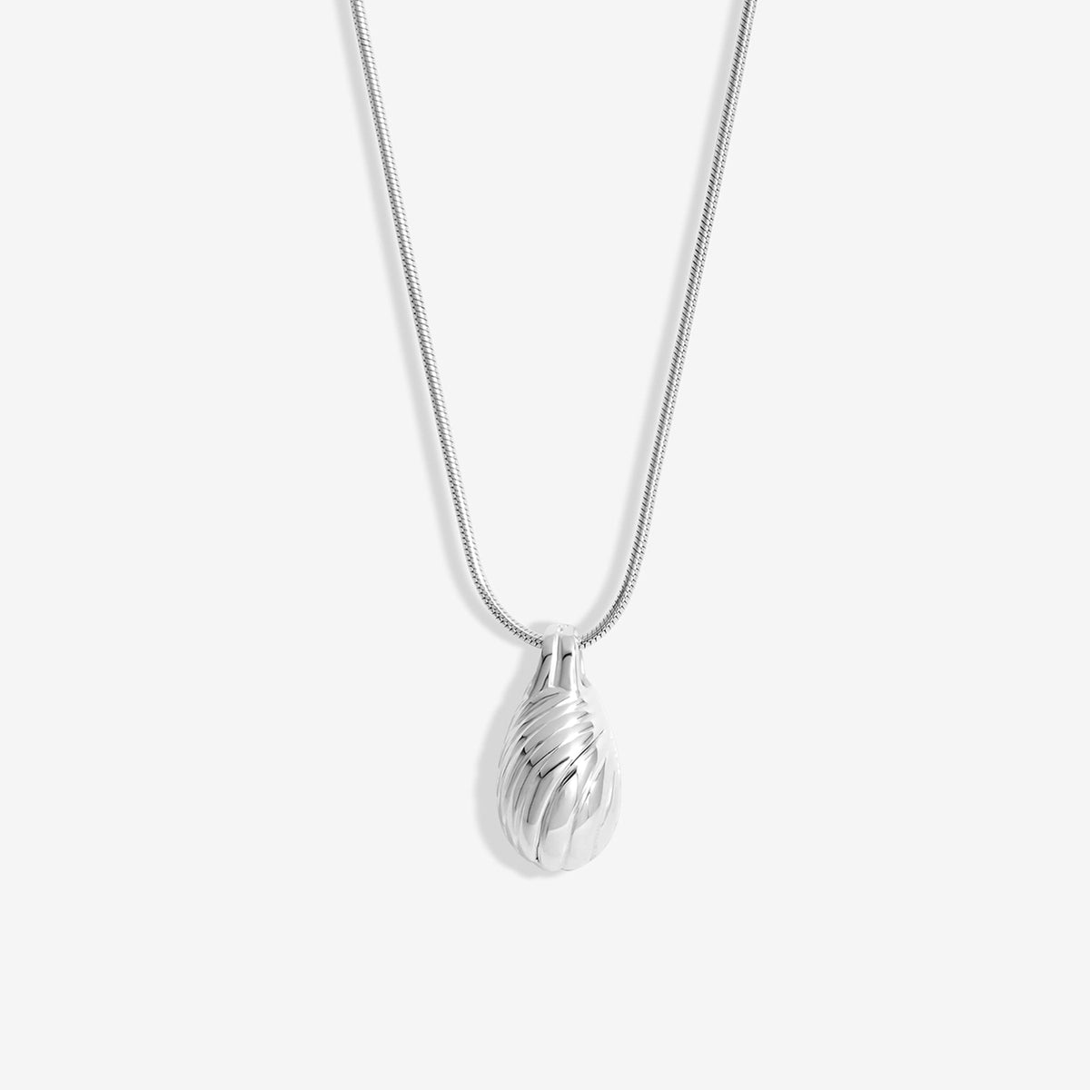 Simply Silver Sterling Silver 925 Textured Nugget Pendant