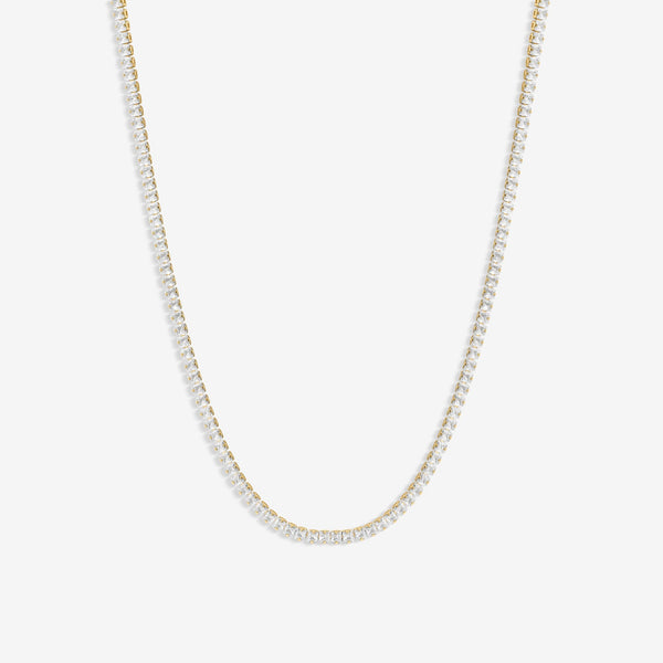 Inicio 14K Gold Plated Recycled Tennis Necklace - Gift Pouch