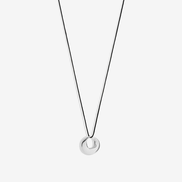 Simply Silver Sterling Silver 925 Cord Open Pendant