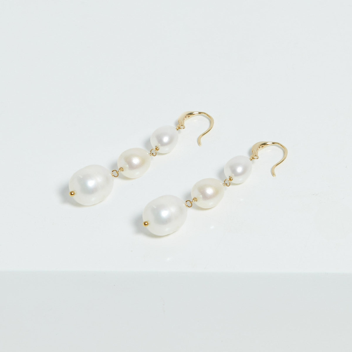 Jon Richard Gold Plated Semi Precious Drop Earrings
