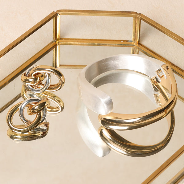 Jon Richard Two Tone Bangle