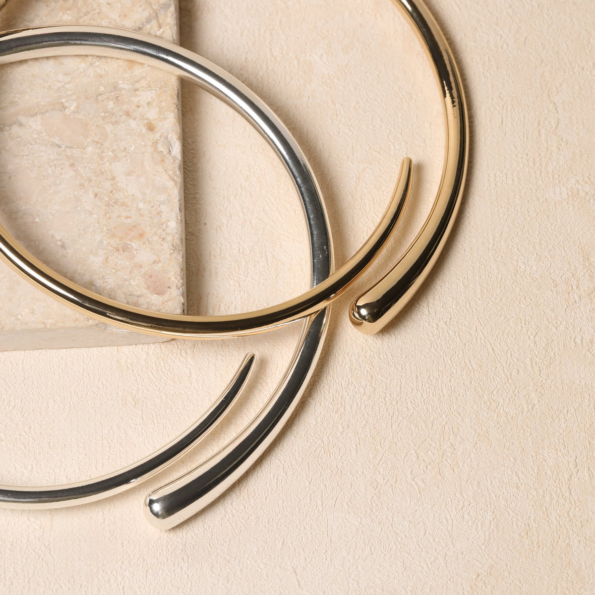 Jon Richard Gold Plate Torque Necklace