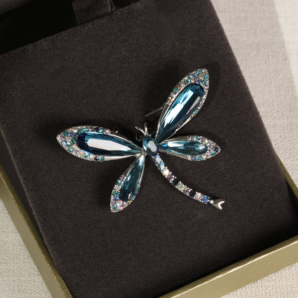 Jon Richard Dragon Fly Brooch - Gift Boxed