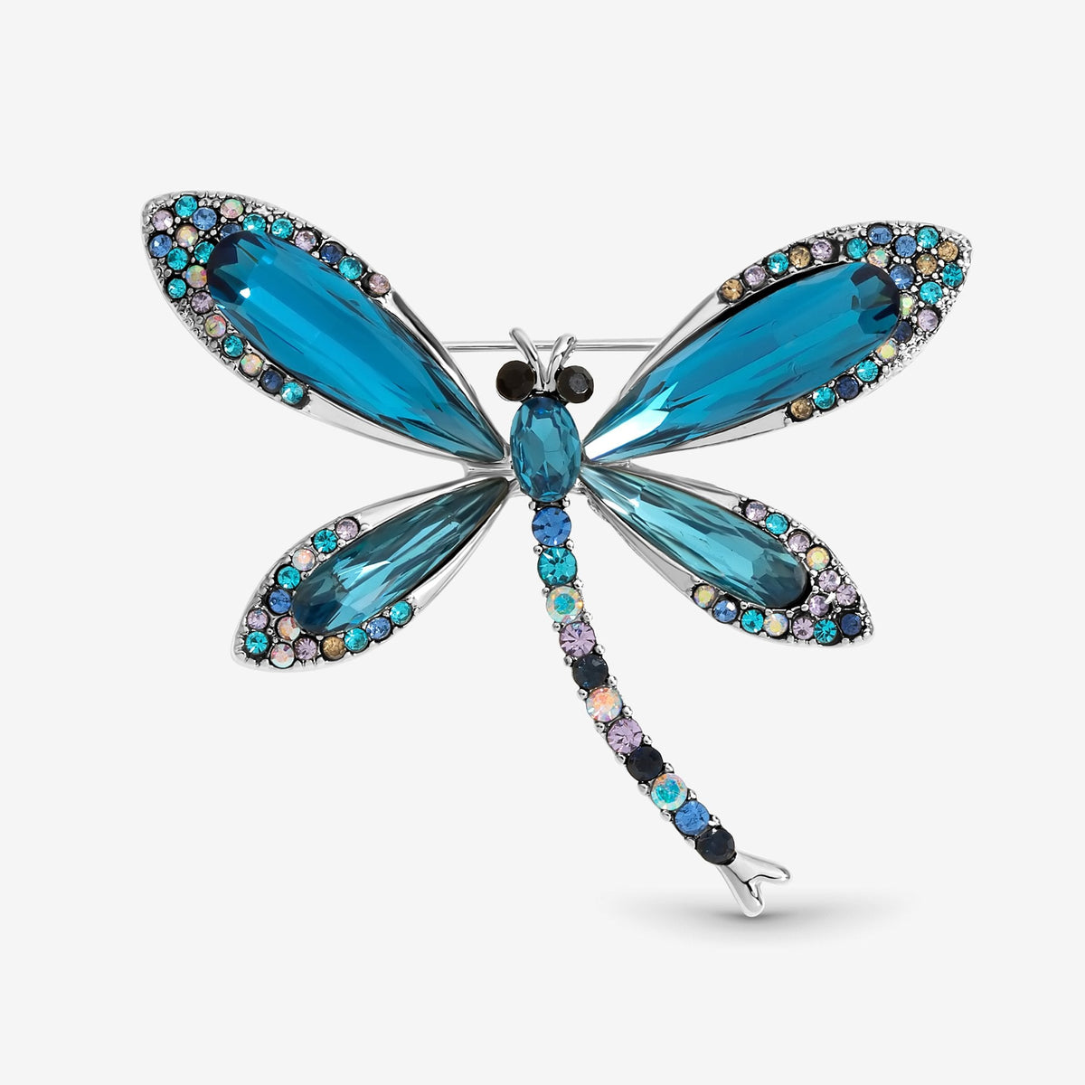 Jon Richard Dragon Fly Brooch - Gift Boxed
