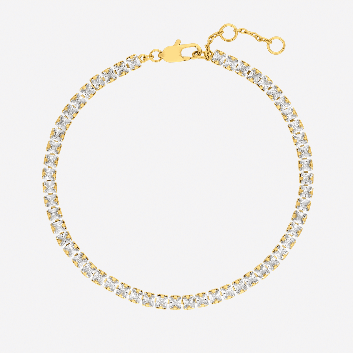 Inicio 14K Gold Plated Recycled Tennis Bracelet - Gift Pouch