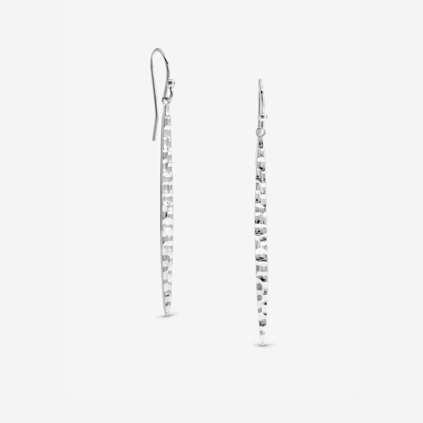Simply Silver Sterling Silver 925 Polished Long Fishook Drop Earrings