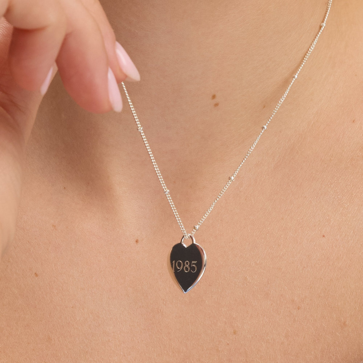 Simply Silver Sterling Silver 925 Polished Heart Pendant