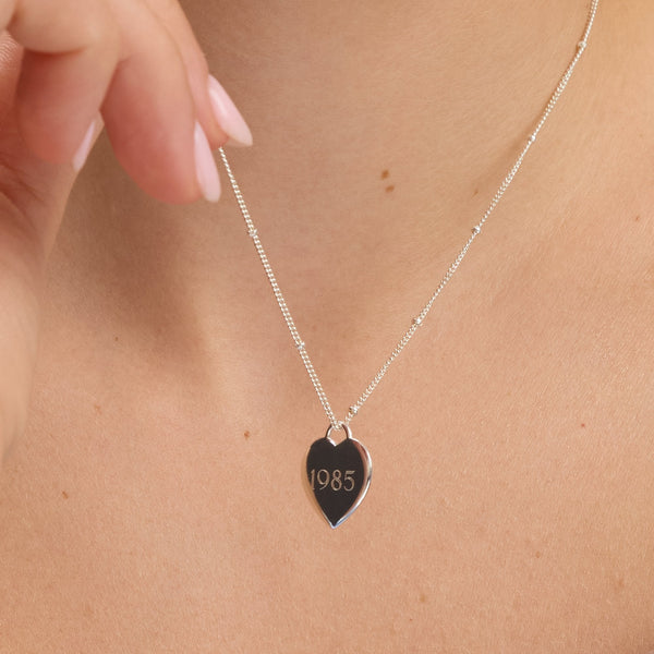 Simply Silver Sterling Silver 925 Polished Heart Pendant