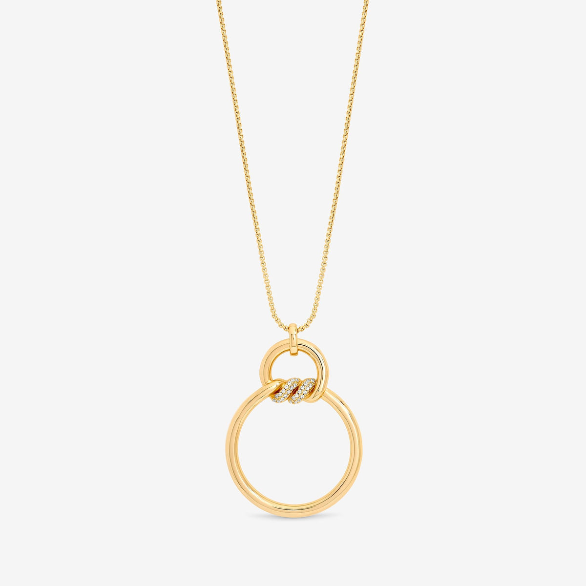 Jon Richard Gold Plated And Pave Long Pendant