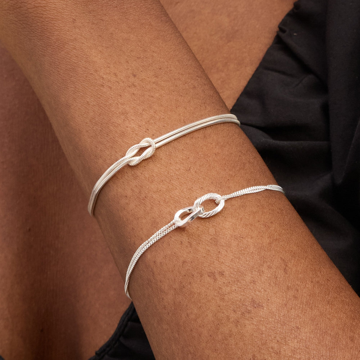 Simply Silver Sterling Silver 925 Diamond Cut Interlink Bracelet