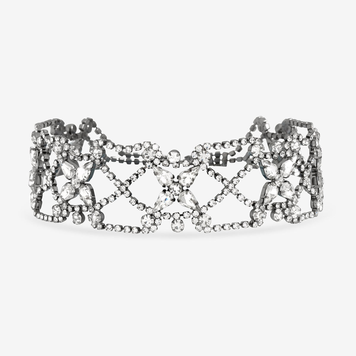 Mood Hematite Crystal Lattice Choker