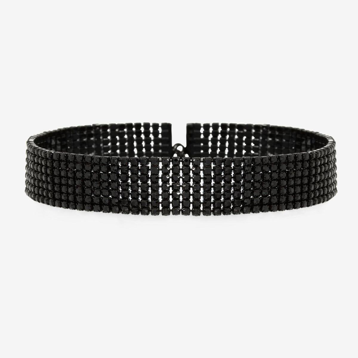 Mood Jet Crystal Statement Choker
