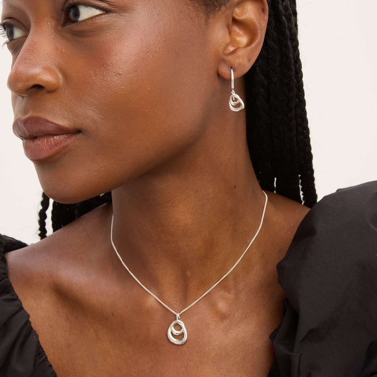 Simply Silver Sterling Silver 925 Polished Swirl Fishhook Earrings