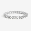 Jon Richard Silver Plated and Crystal Chain Stretch Bracelet