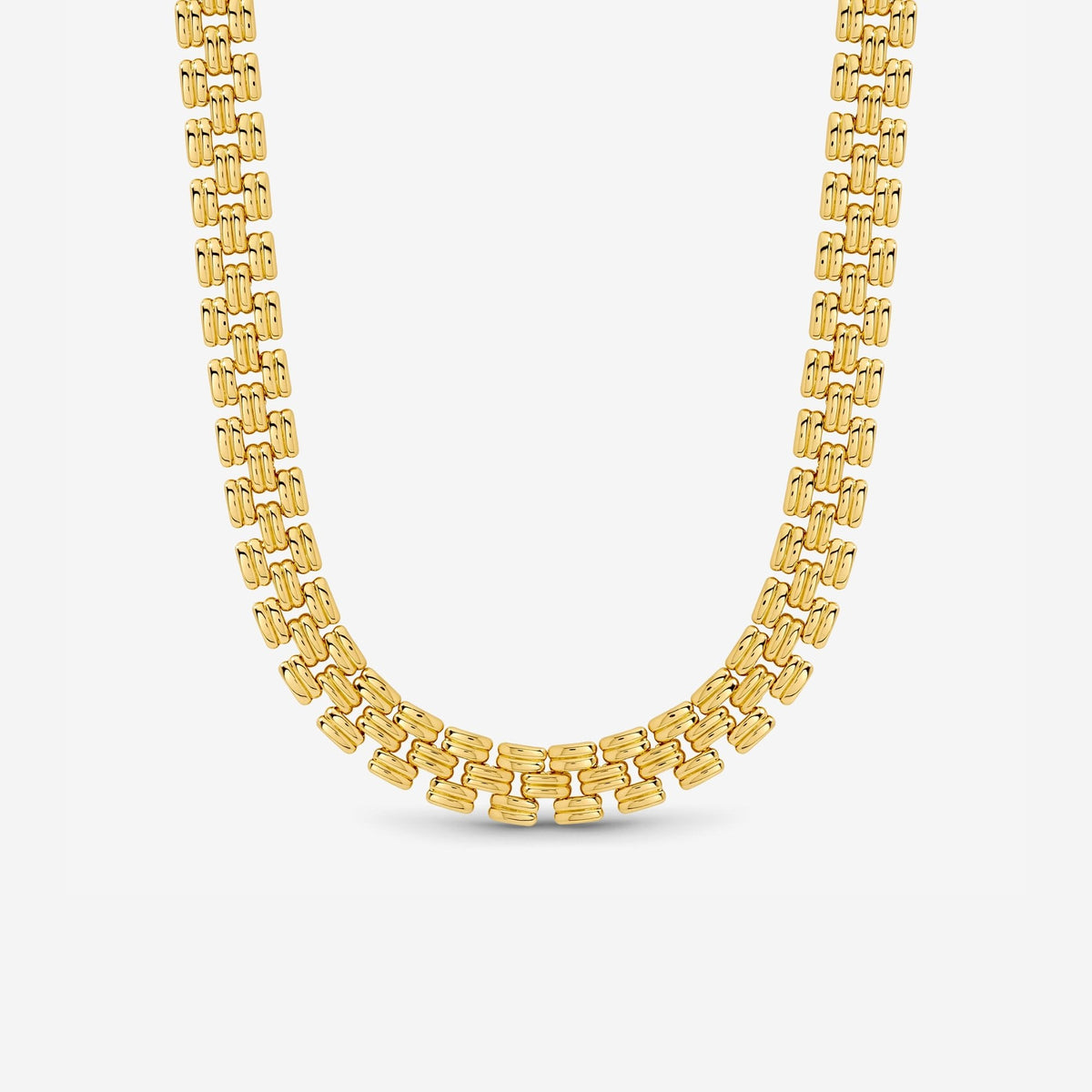 Jon Richard 18ct Gold Plated Gate Chain Necklace