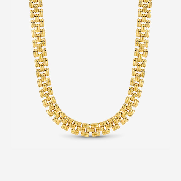 Jon Richard 18ct Gold Plated Gate Chain Necklace