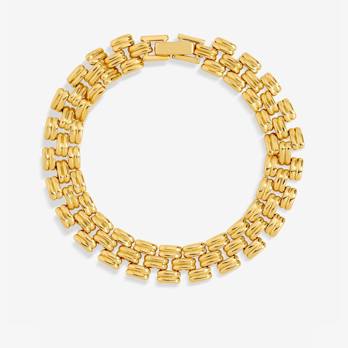 Jon Richard 18ct Gold Plated Gate Chain Bracelet