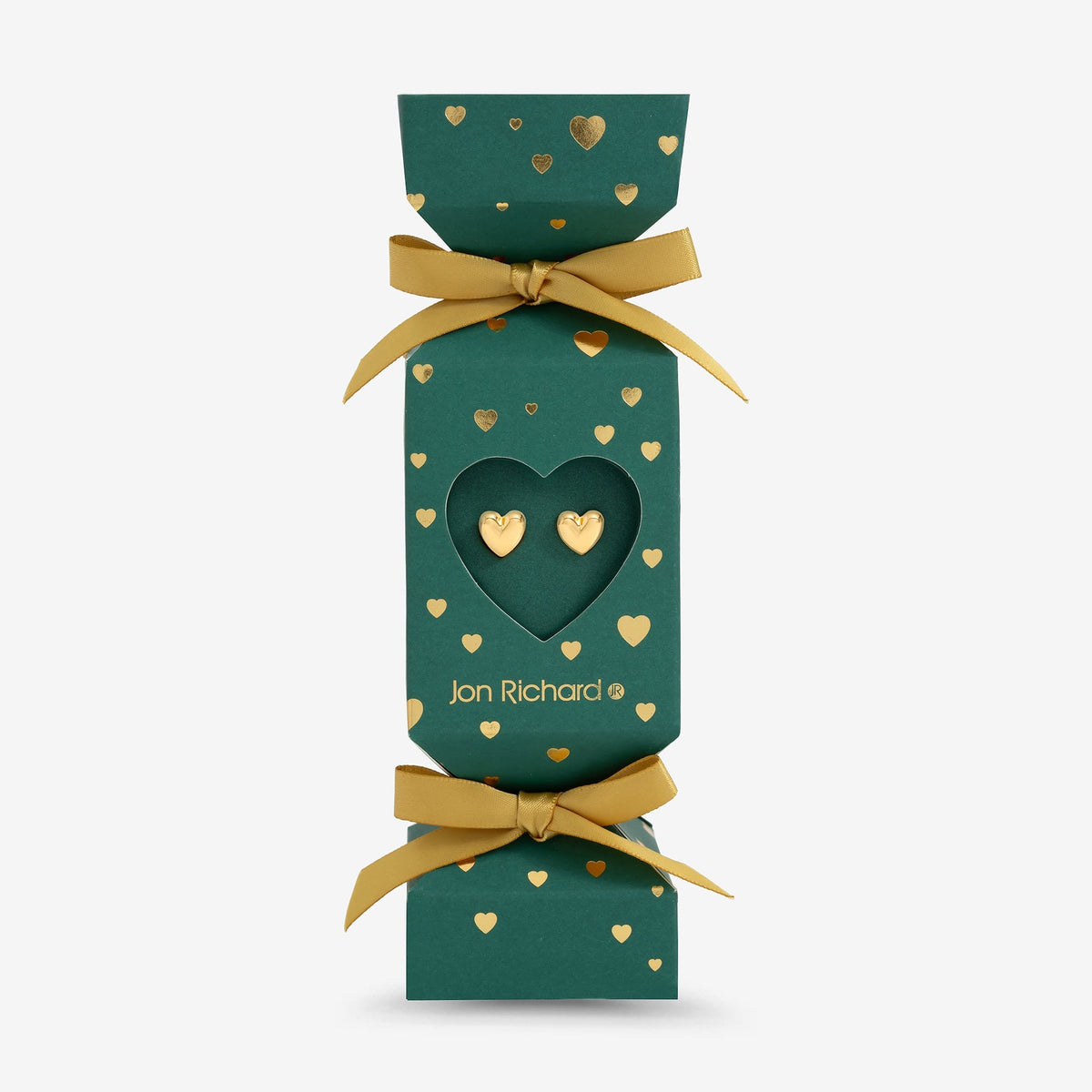 Jon Richard 18ct Gold Plated Heart Earrings - Gift Cracker