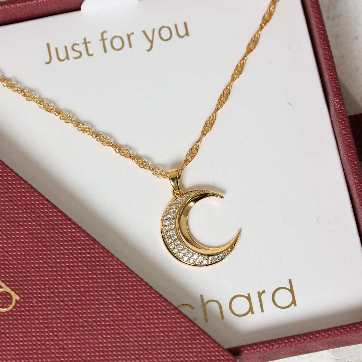 Jon Richard 18ct Gold Plated Celestial Pendant - Gift Box