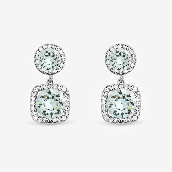 Jon Richard Aqua Stone Drop Earrings