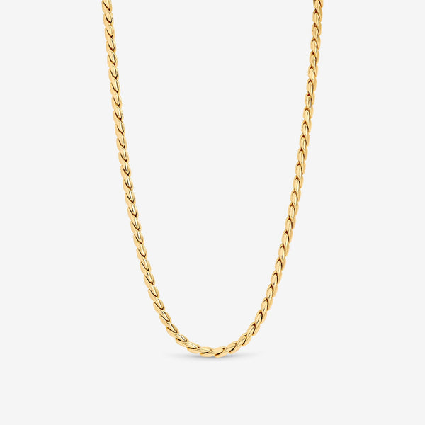 Jon Richard Gold Plated Twist Chain Necklace