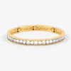 Jon Richard Gold Plated and Cubic Zirconia Stretch Bracelet