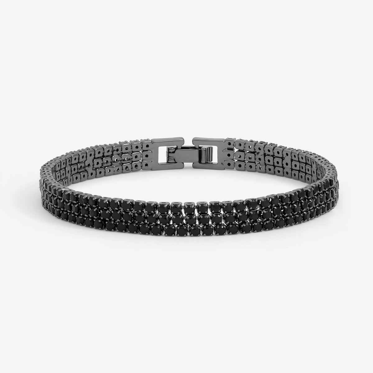 Jon Richard Jet Stone Multirow Bracelet