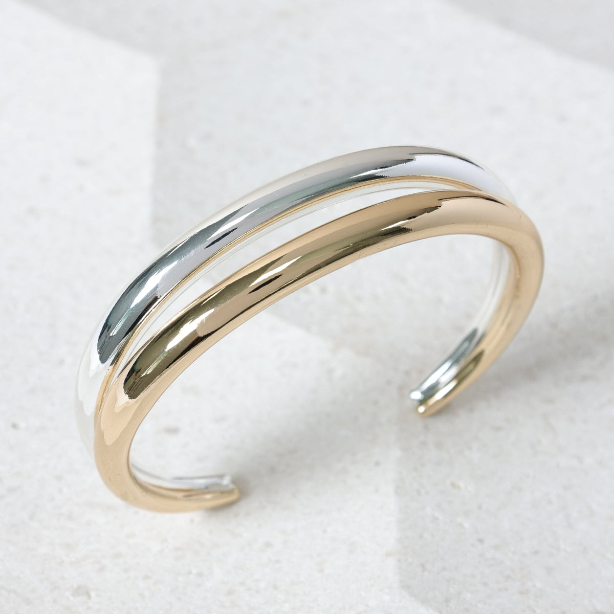 Jon Richard Two Tone Double Row Cuff