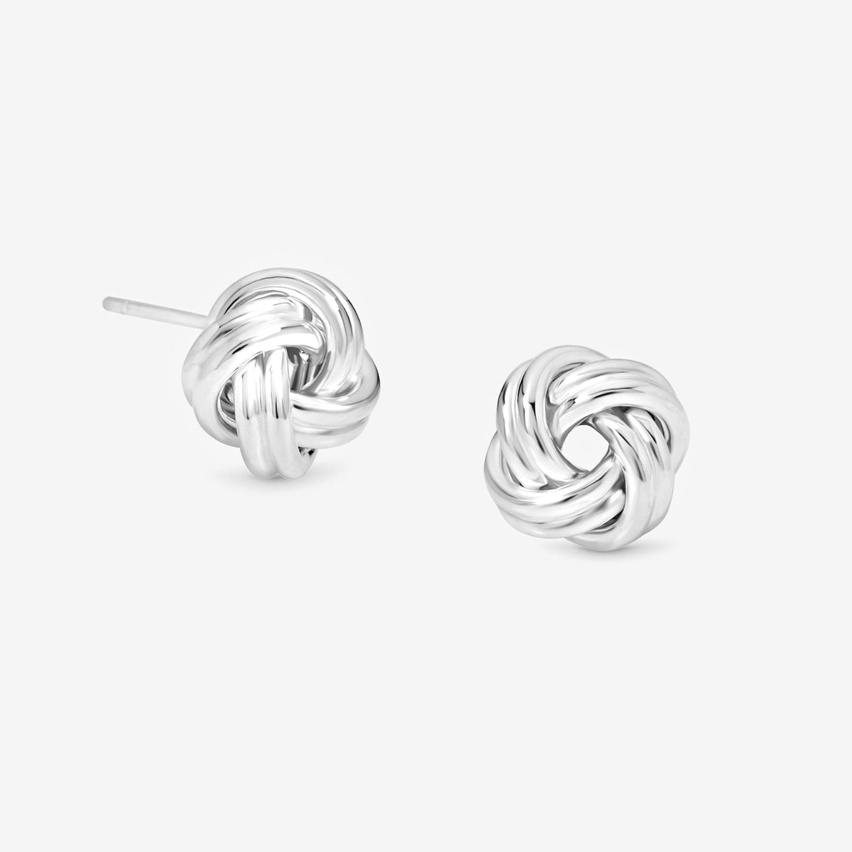 Simply Silver Sterling Silver 925 Polished Knot Stud Earrings